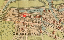 Ausschnitt aus einem Stadtplan um 1910
