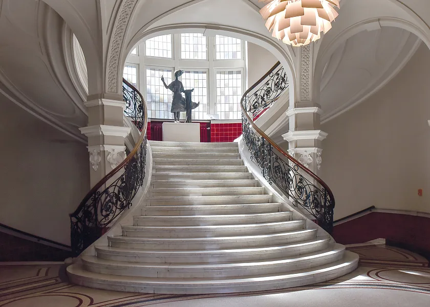 Treppenhaus in der Bremer Baumwollbörse