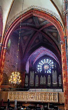 Blick auf die Sauerorgel im St. Petri Dom