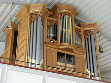 Mitteltönige Barockorgel in der Waller Kirche