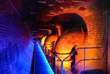 Illuminierter Pumpensumpf