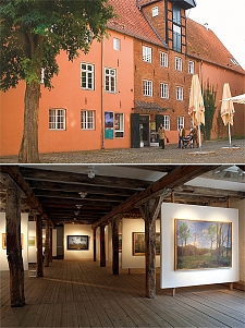 Altes Packhaus und Blick ins Overbeck-Museum