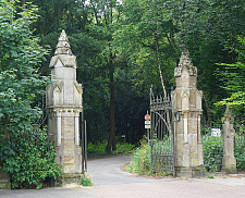 Eingang in Wätjens Park