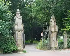 Eingang in Wätjens Park