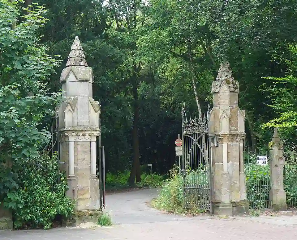 Eingang in Wätjens Park