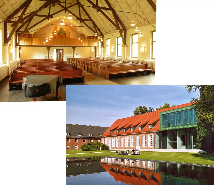 Amerikanische Kapelle und Campus Center der Constructor University IUB, CC BY-SA 3.0, via Wikimedia Commons