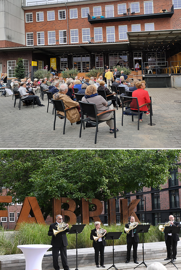 Besucher:innen und Bremer Philharmoniker