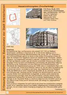 Beispiel eines Katasterblattes