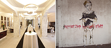 Marmorsaal und Graffiti