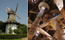 Oberneulander Windmühle mit Mahlwerk