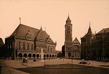 Dom und Rathaus vor 1888