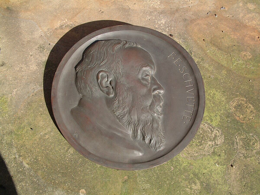 Tondo des Bremer Kaufmanns und Mäzens Franz Ernst Schütte