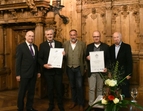 Anerkennungen für Herrn Saathoff, Architekturbüro Angelis + Partner und Herrn Buchenau, C. Ellenberger Bau GmbH
