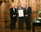 Eine Anerkennung für den Bürgerverein Horn-Lehe e.V. nahm Prof. Dr. Heiner Hautau entgegen