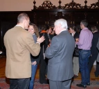 Beim Umtrunk im Festsaal