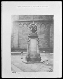 1. historisches Bild von Turmbläserdenkmal