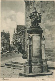 2. historisches Bild von Turmbläserdenkmal