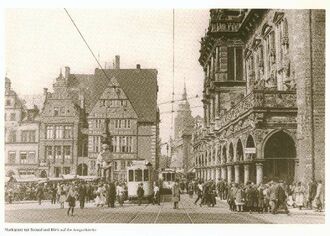 18. historisches Bild von Bremer Marktplatz