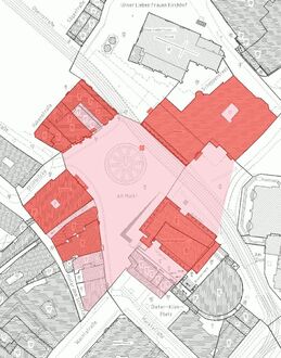 2. Kartenansicht von Bankhaus Neelmeyer & Wilckens'sches Haus & Bremische Hypothekenbank & Patzenhofer am Markt & Zum Roland