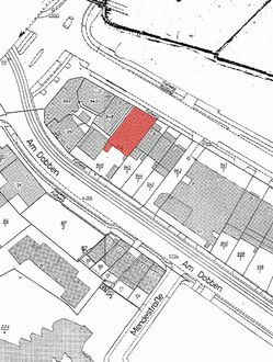 1. Kartenansicht von Eisschrank- und Badeapparatefabrik Laudel