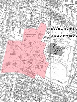 1. Kartenansicht von St.-Jürgen-Asyl, Offene Station für Frauen, Haus B & Klinikum Ost, Haus 5