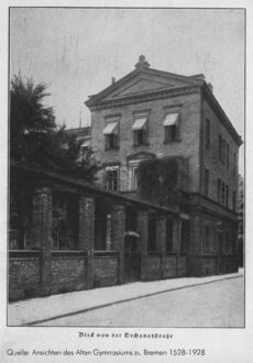 3. historisches Bild von Hauptschule & Oberrealschule & Altes Gymnasium & Hochschule für Künste