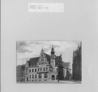 1. historisches Bild von Bremer Bank