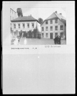 1. historisches Bild von Pfarrhaus der St. Petri-Domgemeinde