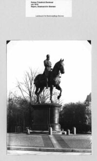 2. historisches Bild von Kaiser-Friedrich-Denkmal