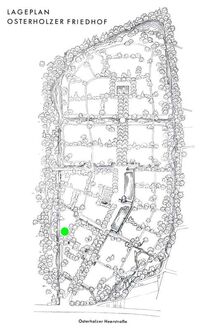 1.  von Zentrales Denkmal für alle hiesigen Kriegsopfer (Feld K)
