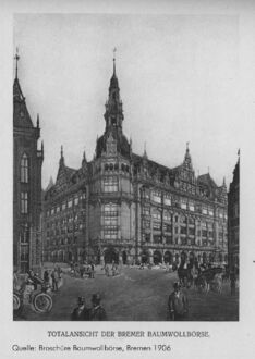 7. historisches Bild von Baumwollbörse