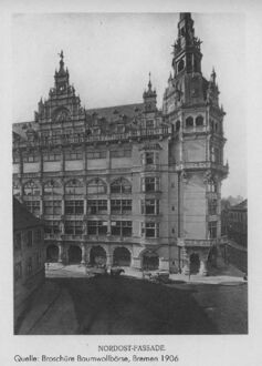 8. historisches Bild von Baumwollbörse