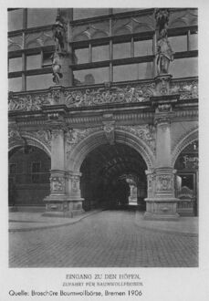 14. historisches Bild von Baumwollbörse