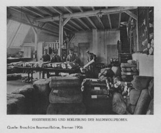 16. historisches Bild von Baumwollbörse