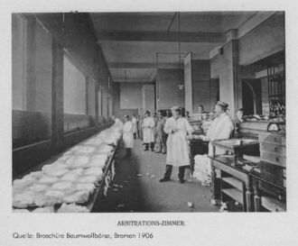 18. historisches Bild von Baumwollbörse