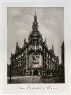 2. historisches Bild von Baumwollbörse