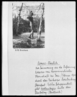1. aktuelles Bild von Denkmal für die am 4.2.1919 Gefallenen der Division Gerstenberg und des Freikorps Caspari & Opfertod & Jüngling & Lidice-Mahnmal