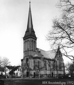 3. aktuelles Bild von Ev. Kirche und Pastorenhaus Hemelingen