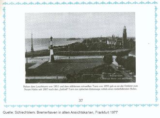 5. historisches Bild von Oberfeuer am Neuen Hafen