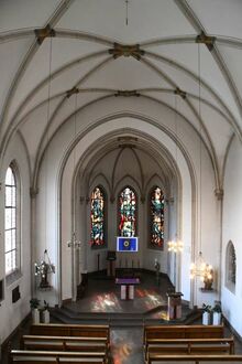 11. aktuelles Bild von Gründungsbau und Kapelle des Krankenhauses St. Joseph-Stift
