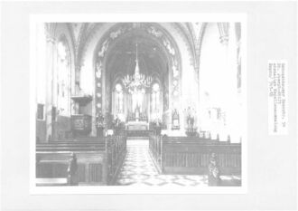 3. historisches Bild von Gründungsbau und Kapelle des Krankenhauses St. Joseph-Stift