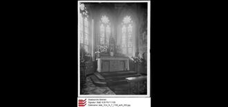 6. historisches Bild von Gründungsbau und Kapelle des Krankenhauses St. Joseph-Stift