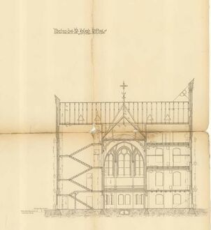8.  von Gründungsbau und Kapelle des Krankenhauses St. Joseph-Stift