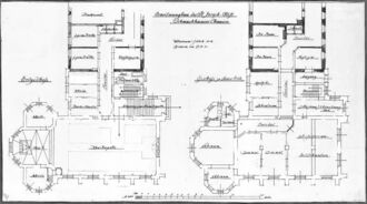 13.  von Gründungsbau und Kapelle des Krankenhauses St. Joseph-Stift