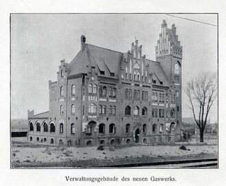1. historisches Bild von Gaswerk Woltmershausen, Verwaltung (Gebäude 11)