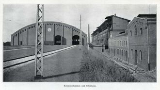 1. historisches Bild von Gaswerk Woltmershausen, Kohlenschuppen (Gebäude 29)