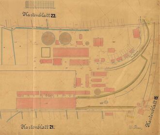 1. Kartenansicht von Gaswerk Woltmershausen, Arbeitergebäude (Gebäude 5)