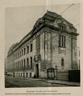 2. historisches Bild von Sparkasse am Brill