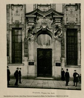 3. historisches Bild von Sparkasse am Brill