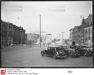 16. historisches Bild von Stadtplatz Domshof